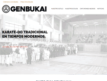 Tablet Screenshot of genbukai.cl